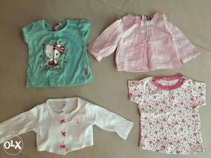4 used tops for 70Rs