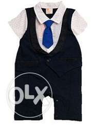 Baby Boy Wedding Tuxedo Suit With Tie | Kids Rompers India