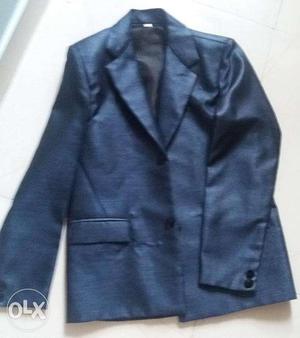 Blue Suit (Coat and Trousers) with blue satin shirt for Boys