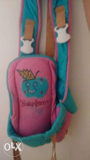 Cute pink blue color baby carrier comfortable n