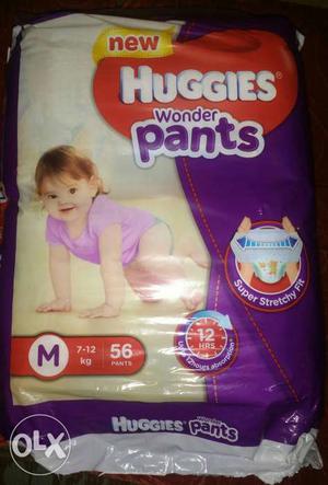 Huggies Wonder Pants 56 diapers full comfortable