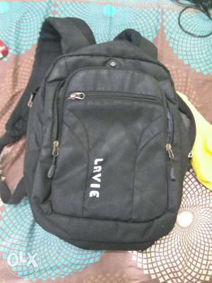 Lavie Black laptop backpack 100% waterproof With