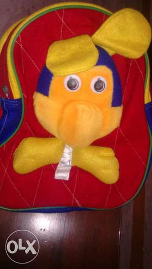 Multi coloured cartoon bag for small kids