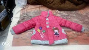 Pink And Gray Bubble Jacket