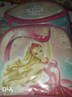 Pink Barbie Mariposa Dairy Princess Backpack