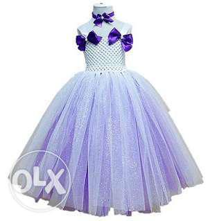 Stunning Lavender Princess Glitter Tutu Dress