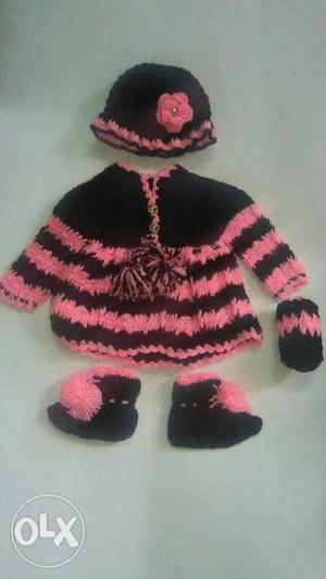 This is new weaven frock suit for a baby girl in