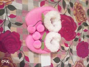 Toddler's Pink Sheep Boots