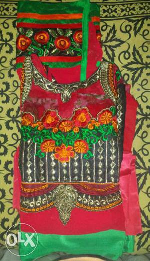 Dress material georgett embroidery designer new
