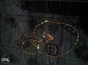 Gold plated chain with 1year garranty