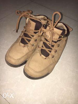 Price negotiable for Pair Of Brown Red chief High Top Shoes