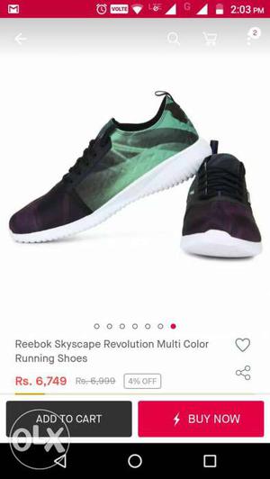 Reebok Skyscape Revolution Multi Color Running Shoes