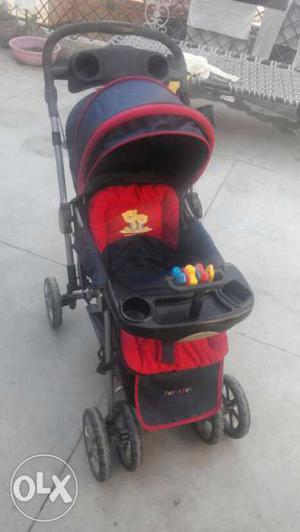 Black And Red Stroller