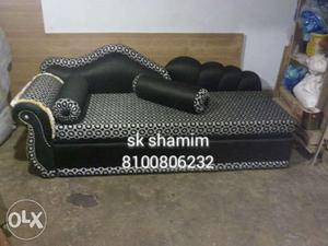 Black And White Chaise Lounge