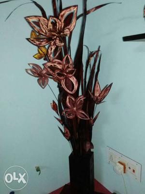 Brown Potted Flower Decor