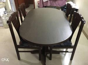 Dining Table with chairs (set of 4)