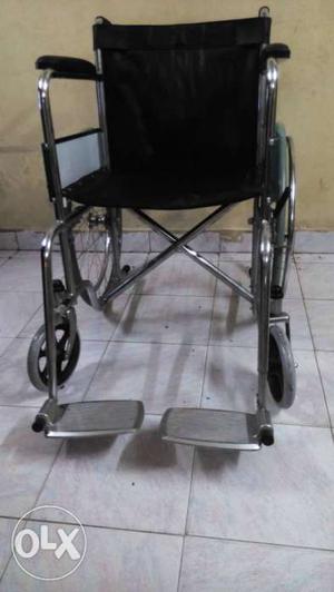 Grey And Black Wheelchair