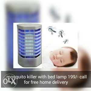 Grey Mosquito Killer With Bed Lamp