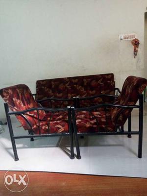Heavy Steel furniture in good condition for sale.