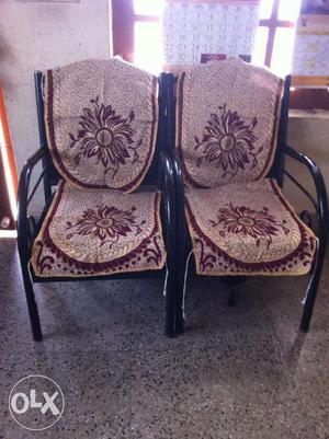 Iron 4 Seats sofa with 2 chairs