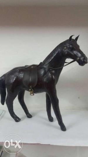 Leather horse