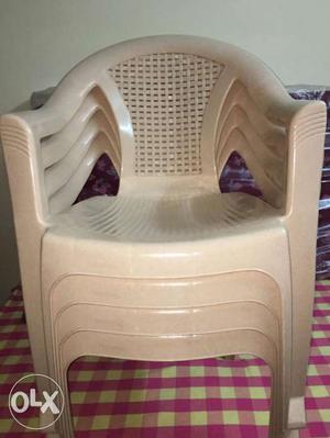 Panchmal Plastic Chairs + Bean Bag