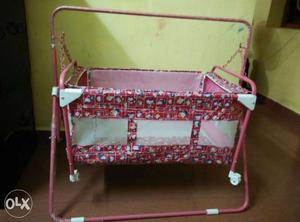 Pink And White Cradle