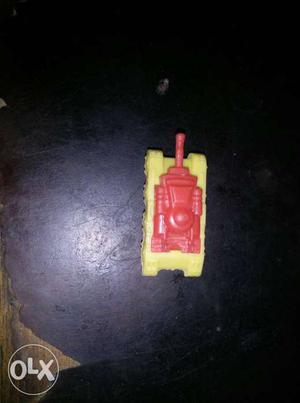 Red And Yellow Tank Toy