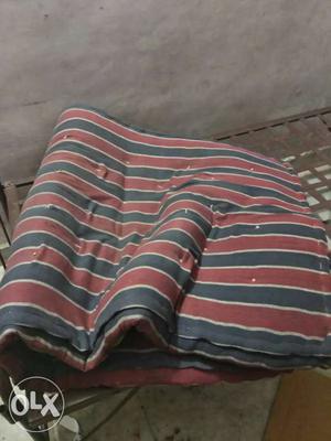 Red, Blue, And White Stripe Blanket