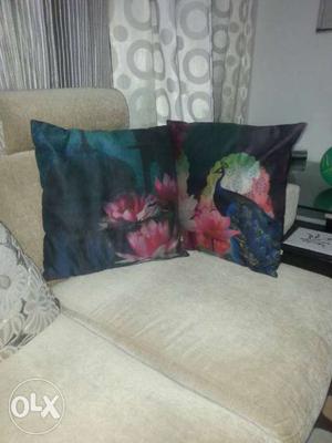 Set of two lifestyle cushions in a very decent