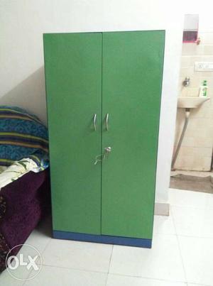 This cute and new godrej Almirah has good space with lock