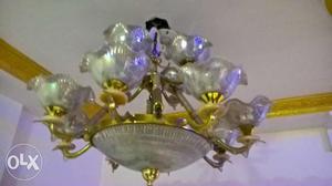 White And Gold Chandelier