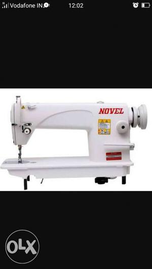 White Novel Sewing Machine