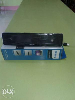 Black Philips Speaker And Box