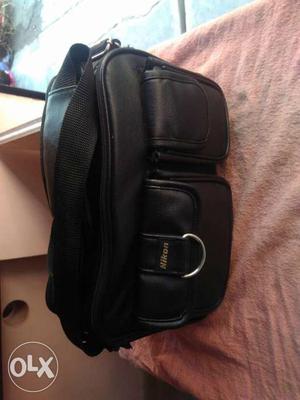 Nikon leather camera bag