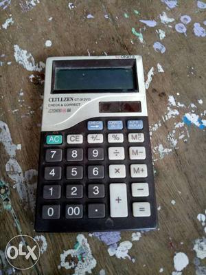 Silver And Black Citizen Calculator