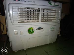 White And Beige Kenstar Double Cool Air Conditioner