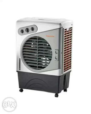 White And Black Portable Air Cooler