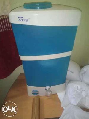 White And Blue Tata Water Dispenser
