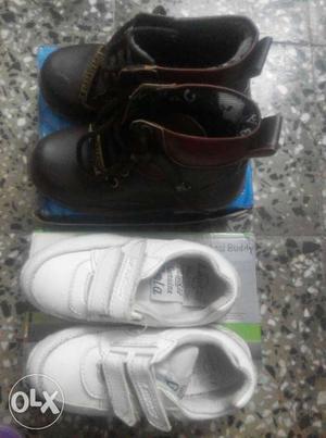 2 pairs of kids Sports Shoes Age between 4 to 6, size 8 & 9