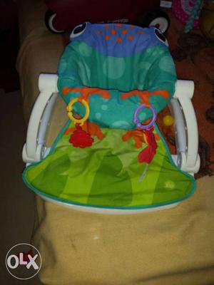 Baby's Green,blue,white And Orange Bouncer