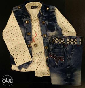Brand new boys T-shirt, denim jackets and jeans