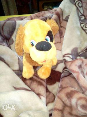 Brown And Black Dog Plush Toy