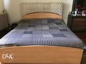 King size bed with free mattress
