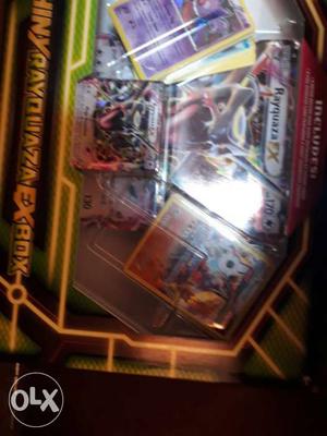 Pokemon rayquaza Ex Trading Card Collection with 5 codes for