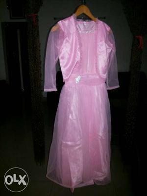 Pretty pink princess gown 2- piece for 8-10 yrs