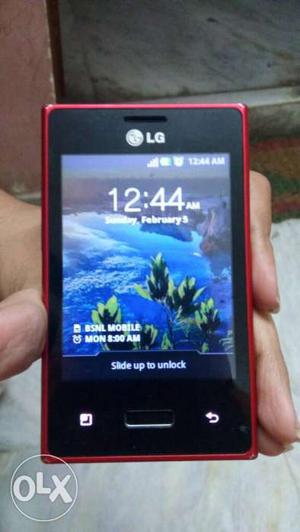 Android Phone, Cherry Red Colour