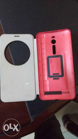 Asus zenfone 2 flip cover original and new cover