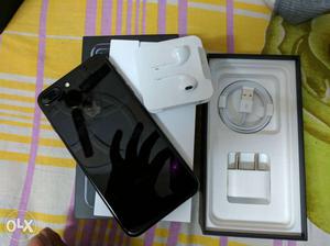 IPhone 7+ jet black 128gb 3 days old with bill