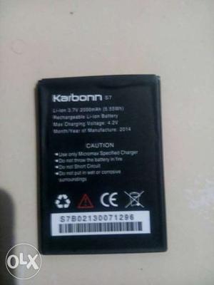 Karbonn s7 battery